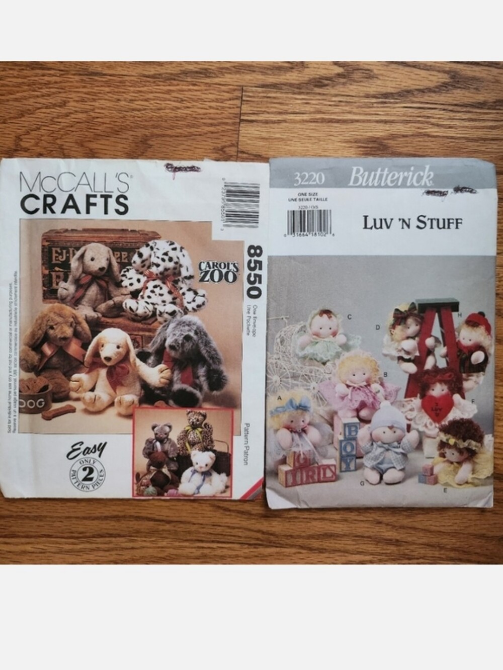 Lot of 2 Packages Patterns